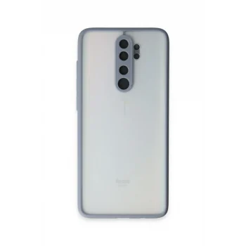 Mey İthalat®   Redmi Note 8 Pro Kılıf Montreal Silikon Kapak - Gri