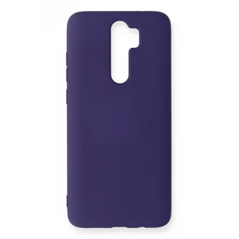Mey İthalat®   Redmi Note 8 Pro Kılıf Nano içi Kadife Silikon - Mor