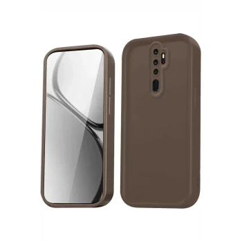 Mey İthalat®   Redmi Note 8 Pro Kılıf Viera Silikon - Kahverengi