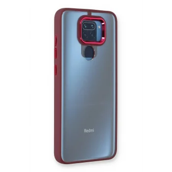 Mey İthalat®   Redmi Note 9 Kılıf Dora Kapak - Kırmızı