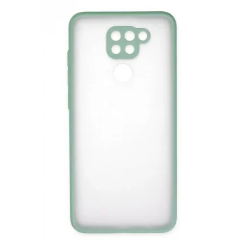 Mey İthalat®   Redmi Note 9 Kılıf Montreal Silikon Kapak - Turkuaz