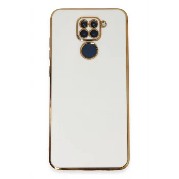 Mey İthalat®   Redmi Note 9 Kılıf Volet Silikon - Beyaz