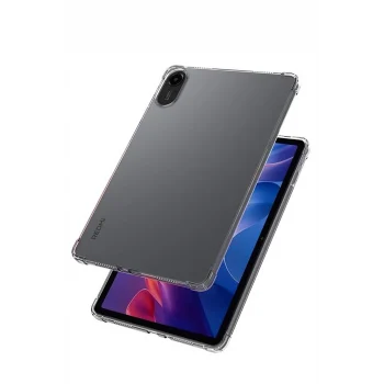 Mey İthalat®   Redmi Pad 2 Kılıf Anti Shock Tablet Silikon - Şeffaf