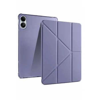 Mey İthalat®   Redmi Pad Pro 12.1 Kılıf Kalemlikli Mars Tablet Kılıfı - Lavender