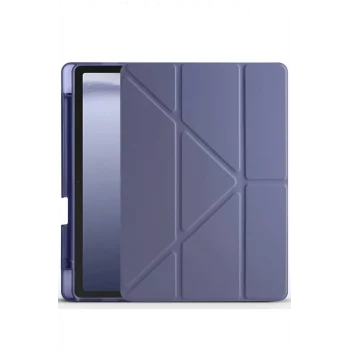 Mey İthalat®   Redmi Pad Pro 12.1 Kılıf Kalemlikli Mars Tablet Kılıfı - Lila