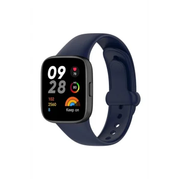Mey İthalat®   Redmi Watch 3 Origin Silikon Kordon - Lacivert