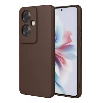 Mey İthalat®   Reno 11F Kılıf First Silikon - Kahverengi