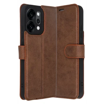 Mey İthalat®   Reno 14 Trend S Plus Kapaklı Kılıf - Taba