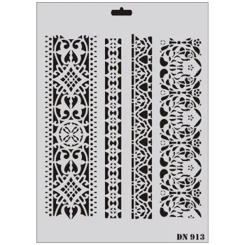 Mey İthalat® Rich Dantel Seri DN-913 Stencil 35x25 cm