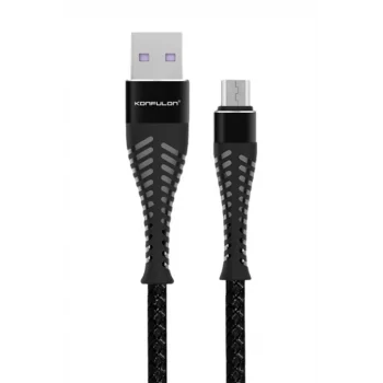 Mey İthalat®  S61 Micro USB Kablo 1.2M 2.1A - Siyah
