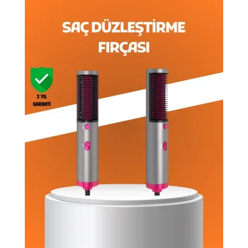 Mey İthalat® Saç Düzleştirme ve Hacimlendirme Fonksiyonlu Fırça