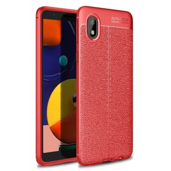 Mey İthalat®  Samsung Galaxy A01 Core Kılıf Auto Focus Kapak - Kırmızı