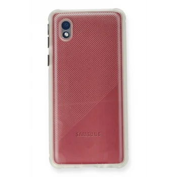 Mey İthalat®  Samsung Galaxy A01 Core Kılıf Miami Şeffaf Silikon - Şeffaf
