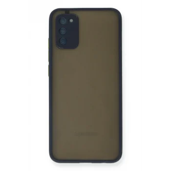Mey İthalat®  Samsung Galaxy A02S Kılıf Montreal Silikon Kapak - Lacivert