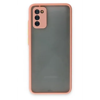 Mey İthalat®  Samsung Galaxy A02S Kılıf Montreal Silikon Kapak - Pembe