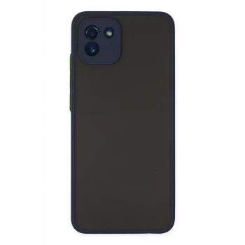 Mey İthalat®  Samsung Galaxy A03 Kılıf Montreal Silikon Kapak - Lacivert