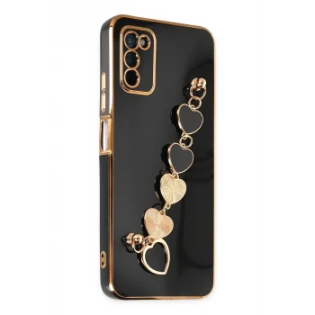 Mey İthalat®  Samsung Galaxy A03S Kılıf Esila Silikon - Siyah