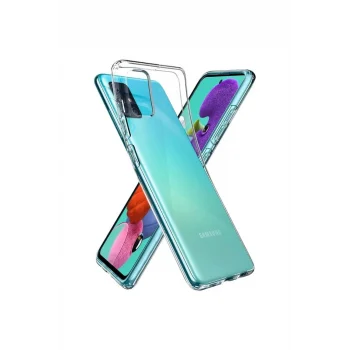 Mey İthalat®  Samsung Galaxy A03S Kılıf Lüx Şeffaf Silikon
