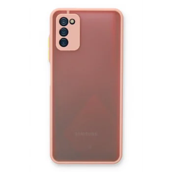 Mey İthalat®  Samsung Galaxy A03S Kılıf Montreal Silikon Kapak - Pembe