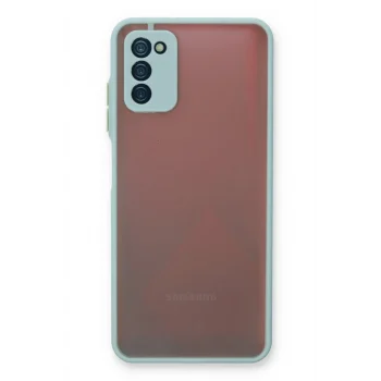 Mey İthalat®  Samsung Galaxy A03S Kılıf Montreal Silikon Kapak - Turkuaz
