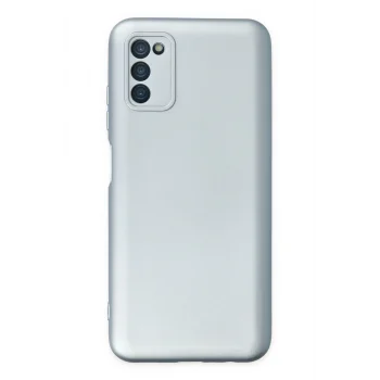 Mey İthalat®  Samsung Galaxy A03S Kılıf Nano içi Kadife Silikon - Sky Blue