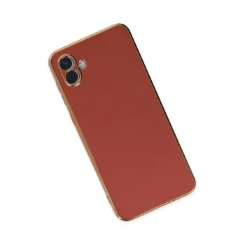 Mey İthalat®  Samsung Galaxy A04 Kılıf Volet Silikon - Kırmızı