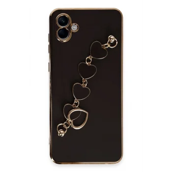 Mey İthalat®  Samsung Galaxy A04E Kılıf Esila Silikon - Siyah