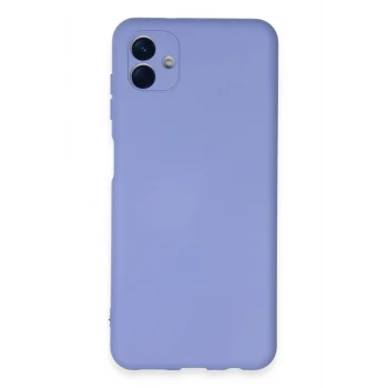 Mey İthalat®  Samsung Galaxy A04E Kılıf Nano içi Kadife Silikon - Lila