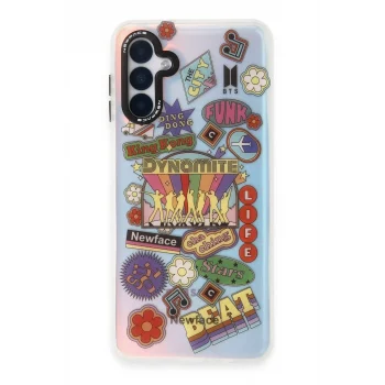 Mey İthalat®  Samsung Galaxy A04S Kılıf Estoril Desenli Kapak - Estoril - 14