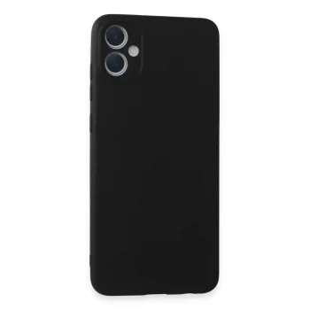 Mey İthalat®  Samsung Galaxy A05 Kılıf First Silikon - Siyah