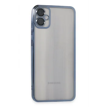 Mey İthalat®  Samsung Galaxy A05 Kılıf  Lensli Silikon - Lacivert
