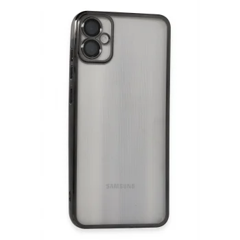 Mey İthalat®  Samsung Galaxy A05 Kılıf  Lensli Silikon - Siyah