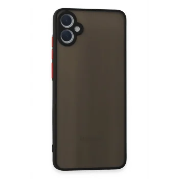 Mey İthalat®  Samsung Galaxy A05 Kılıf Montreal Silikon Kapak - Siyah