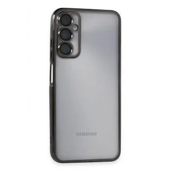 Mey İthalat®  Samsung Galaxy A05S Kılıf  Lensli Silikon - Siyah