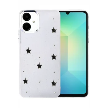 Mey İthalat®  Samsung Galaxy A06 Fiyonk Desenli Kapak - Desen 4