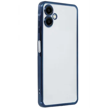 Mey İthalat®  Samsung Galaxy A06 Kılıf  Lensli Silikon - Lacivert