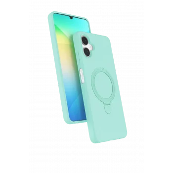 Mey İthalat®  Samsung Galaxy A06 Regal Magsafe Standlı Kapak - Su Yeşili