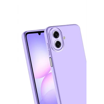 Mey İthalat®  Samsung Galaxy A07 4G First Silikon - Lila