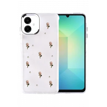 Mey İthalat®  Samsung Galaxy A07 4G Fiyonk Desenli Kapak - Desen 6