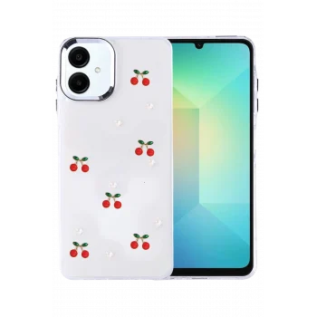 Mey İthalat®  Samsung Galaxy A07 4G Fiyonk Desenli Kapak - Desen 9
