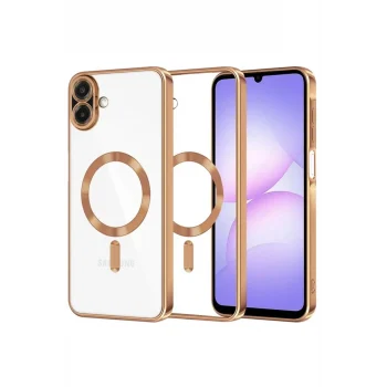 Mey İthalat®  Samsung Galaxy A07 4G Kross Magneticsafe Kapak - Çöl Titanyum