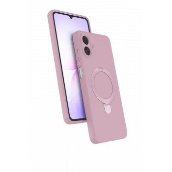 Mey İthalat®  Samsung Galaxy A07 4G Regal Magsafe Standlı Kapak - Açık Pembe