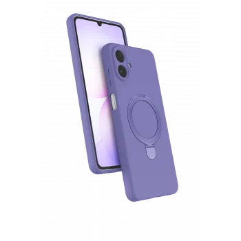 Mey İthalat®  Samsung Galaxy A07 4G Regal Magsafe Standlı Kapak - Lila
