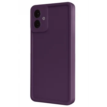 Mey İthalat®  Samsung Galaxy A07 4G Viera Silikon - Mürdüm