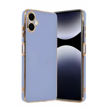 Mey İthalat®  Samsung Galaxy A07 4G Volet Silikon - Mavi