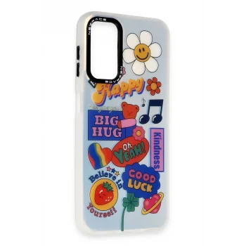 Mey İthalat®  Samsung Galaxy A14 4G Kılıf Estoril Desenli Kapak - Estoril - 15