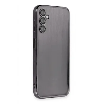 Mey İthalat®  Samsung Galaxy A14 4G Kılıf  Lensli Silikon - Siyah