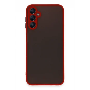Mey İthalat®  Samsung Galaxy A14 4G Kılıf Montreal Silikon Kapak - Kırmızı
