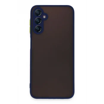 Mey İthalat®  Samsung Galaxy A14 4G Kılıf Montreal Silikon Kapak - Lacivert