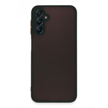 Mey İthalat®  Samsung Galaxy A14 4G Kılıf Montreal Silikon Kapak - Yeşil